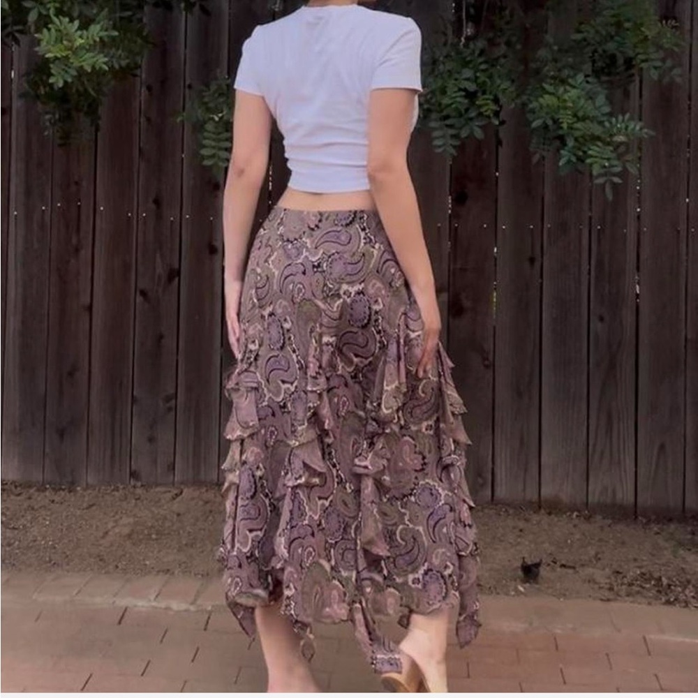 Paisley Patterned Women's Skirt